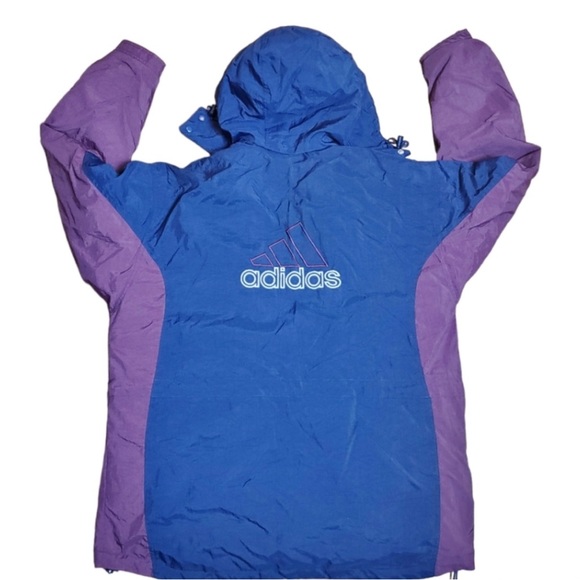 VINTAGE ADIDAS JACKET + INNER FLEECE - Picture 1 of 9